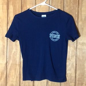 ❤️PINK Navy blue T shirt